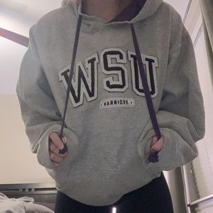 College sweatshirt